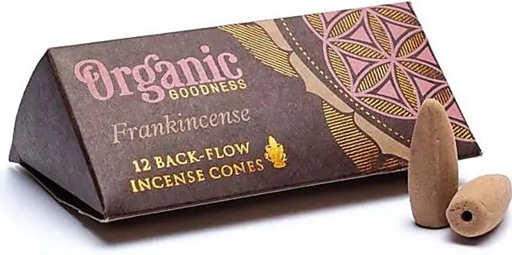 Cônes d'encens à reflux naturel 24 G senteur boisée pour une ambiance zen