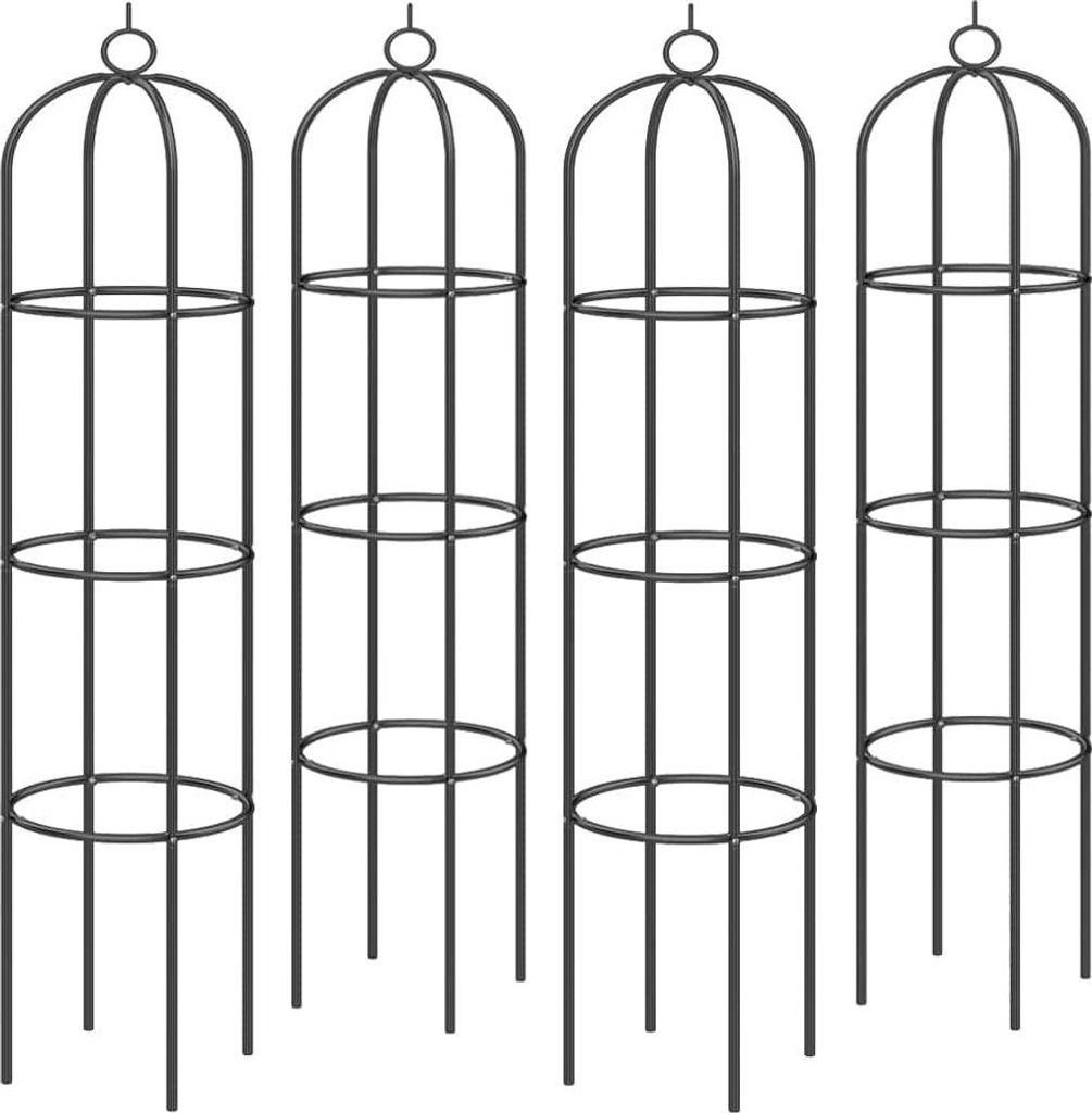 GARDEBRUK® 4x Rosensäule 200x40cm Metall Stabil Wetterfest Produktbild 