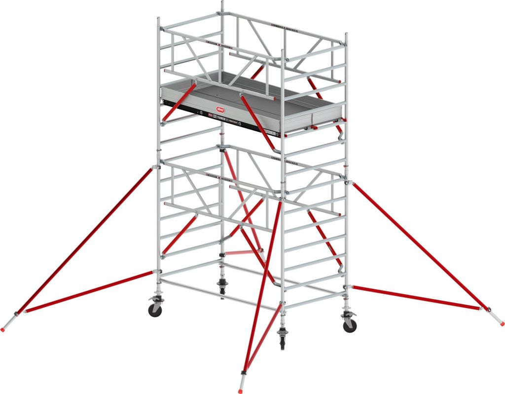 Altrex Fahrgerüst RS Tower 52-S Aluminium mit Safe-Quick und Fiber-Deck Plattform 5,20m AH 1,35x3,05m