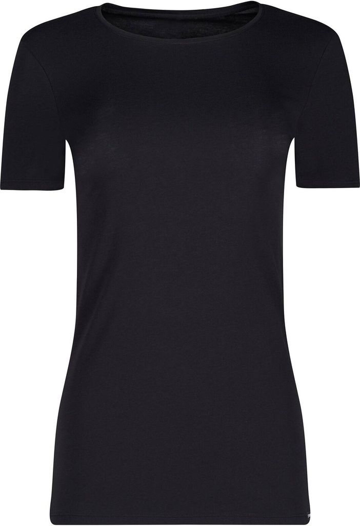 Skiny Damen T-Shirt Baumwolle Essentials black - Größe 36