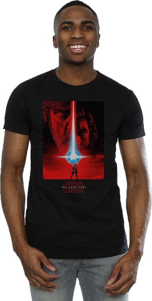 Star Wars: The Last Jedi - T-Shirt für Herren BI1469 (3XL) (Schwarz/Rot)