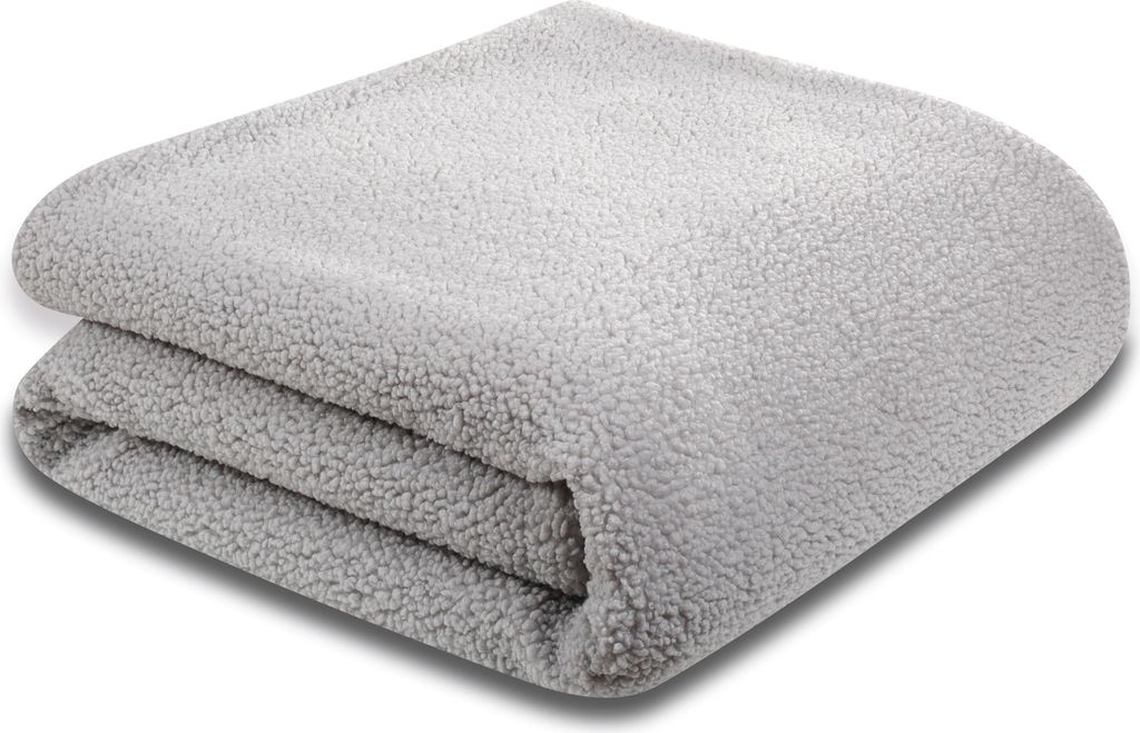 Biederlack Wohndecke Teddy Farbe ice Größe 150 x 200 Produktbild 