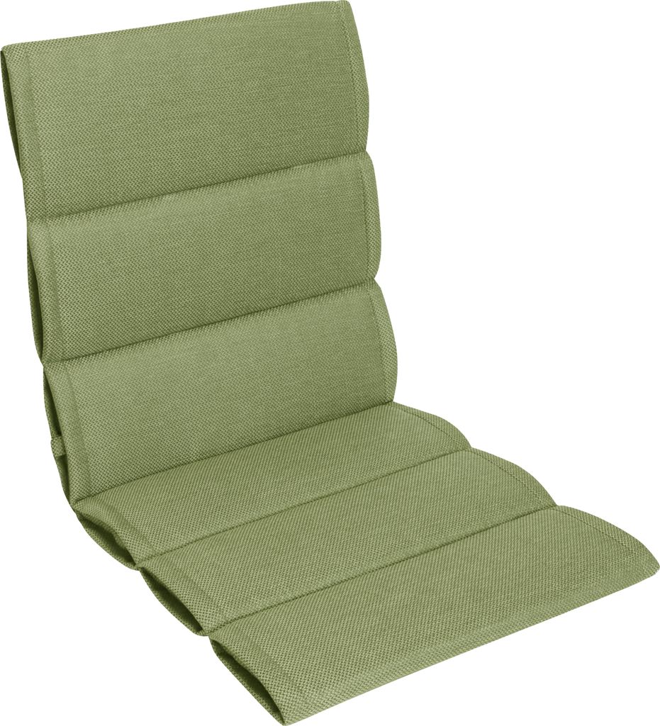 Herlag Gartenstuhlauflage Linnea Polsterauflage für Niedriglehner 103x50x3cm Oliv
