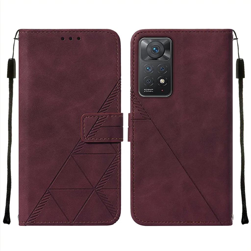 Cover Portafoglio Xiaomi Redmi Note 11 Pro 4G/5G Rosso - Antiurto 3D