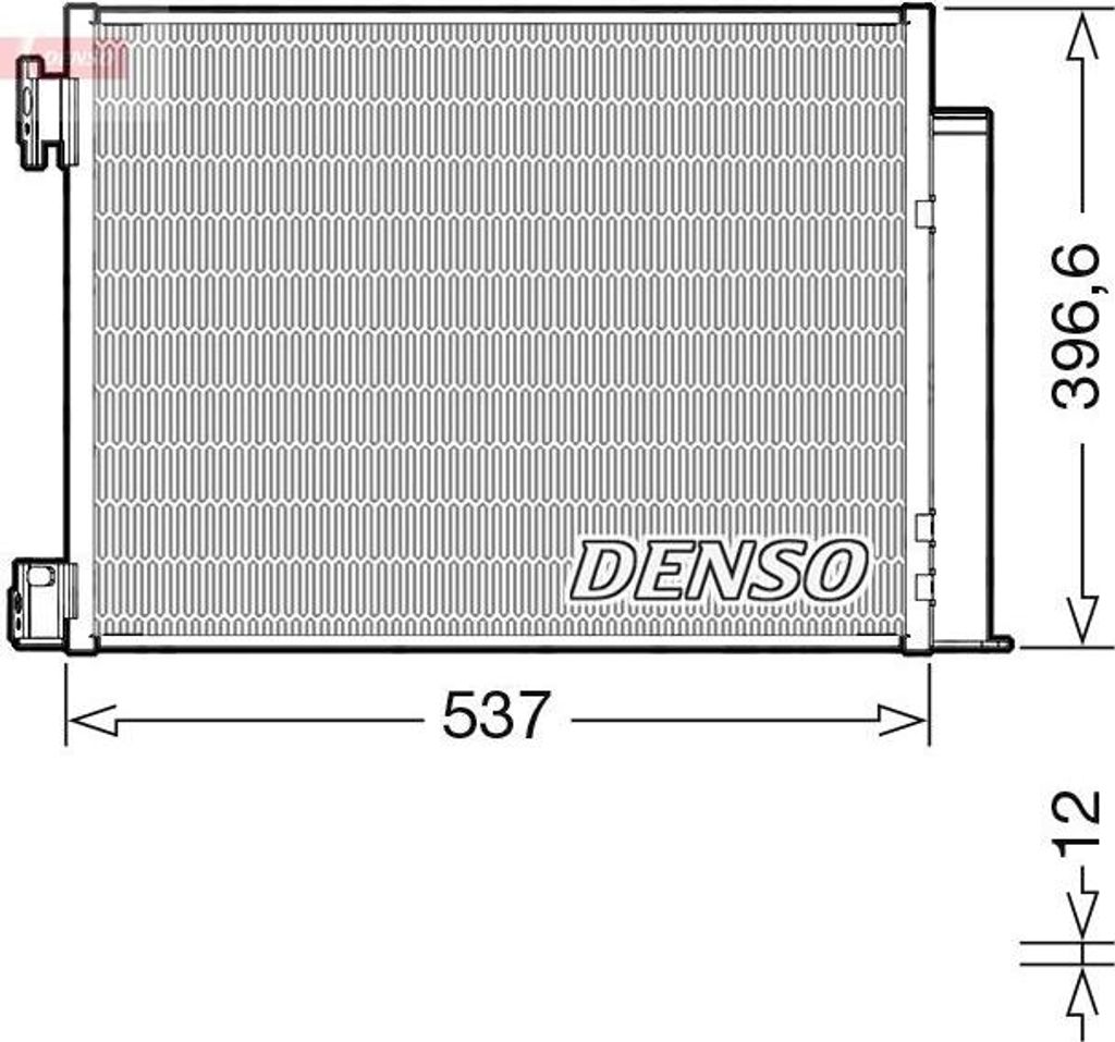 DENSO DCN46032 Kondensator Klimaanlage Klimakondensator für NISSAN MICRA V (K14) +Trockner