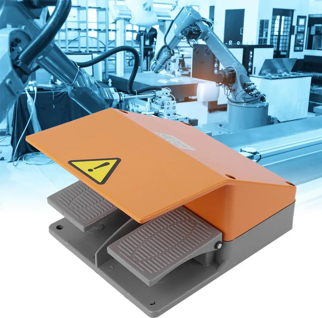 Pédale de commande double 380 VCA avec kit de fixation complet