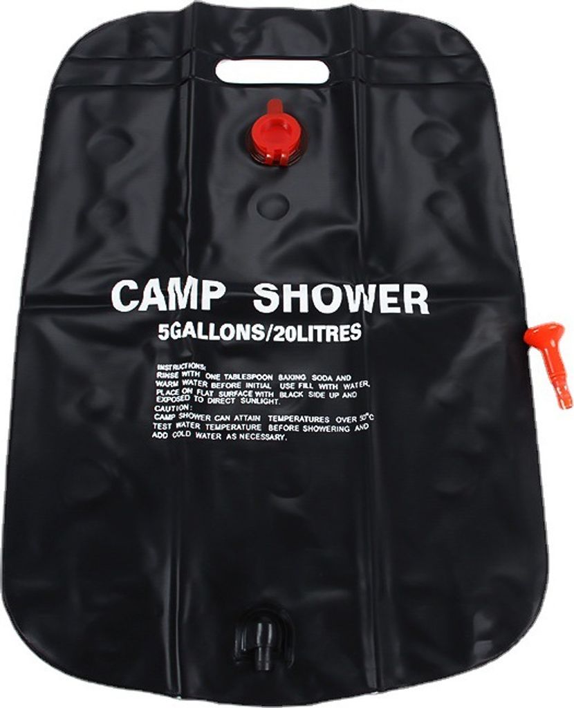 INF Outdoor Camping Duschbeutel - Tragbare Solardusche für Camping