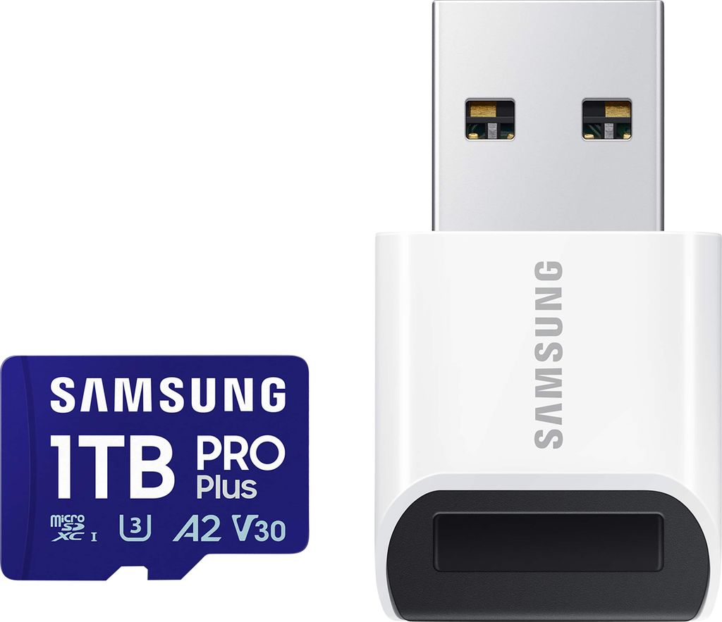 SAMSUNG PRO Plus MicroSDXC 1TB + USB Adaptér / CL10 UHS-I
