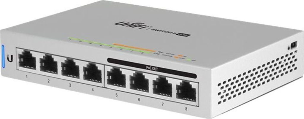 Ubiquiti UniFi Switch US-8-60W - Switch - managed - 4 x 10/100/1000 + 4 x 10/100/1000 (PoE)