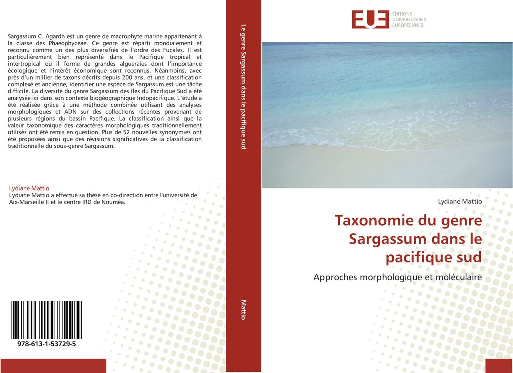 Taxonomie du genre Sargassum dans le pacifique sud