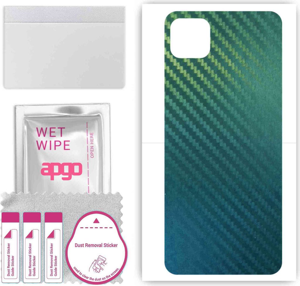 apgo Rückseite Schutzfolie, Skin, kompatibel mit Samsung Galaxy Buddy, Hinten Displayschutzfolie aus Vinylfolie, kratzfest, einfache Montage - Koh...