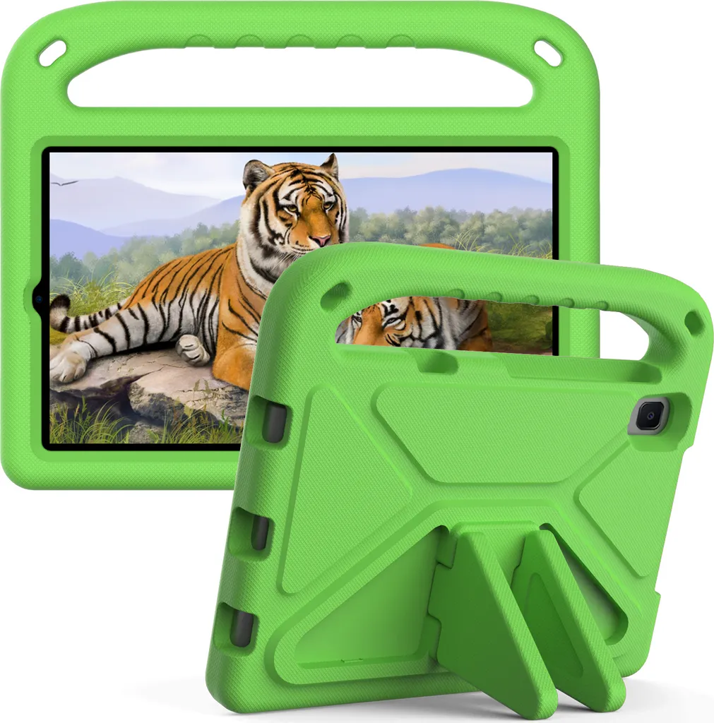 Custodia protettiva per Huawei MediaPad M6 8,4", leggera custodia per bambini in EVA con maniglia e supporto Verde