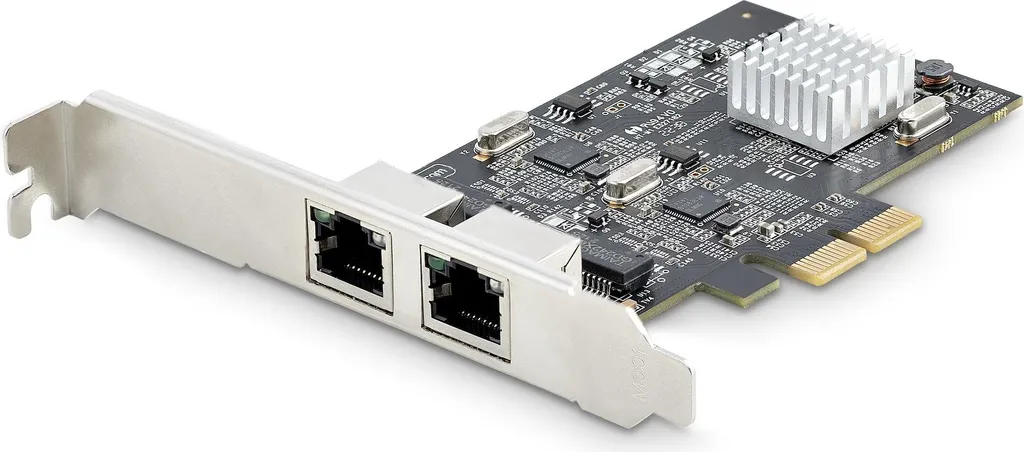 Carte réseau informatique double port 2.5GbE NBASE-T pour PC et Serveur