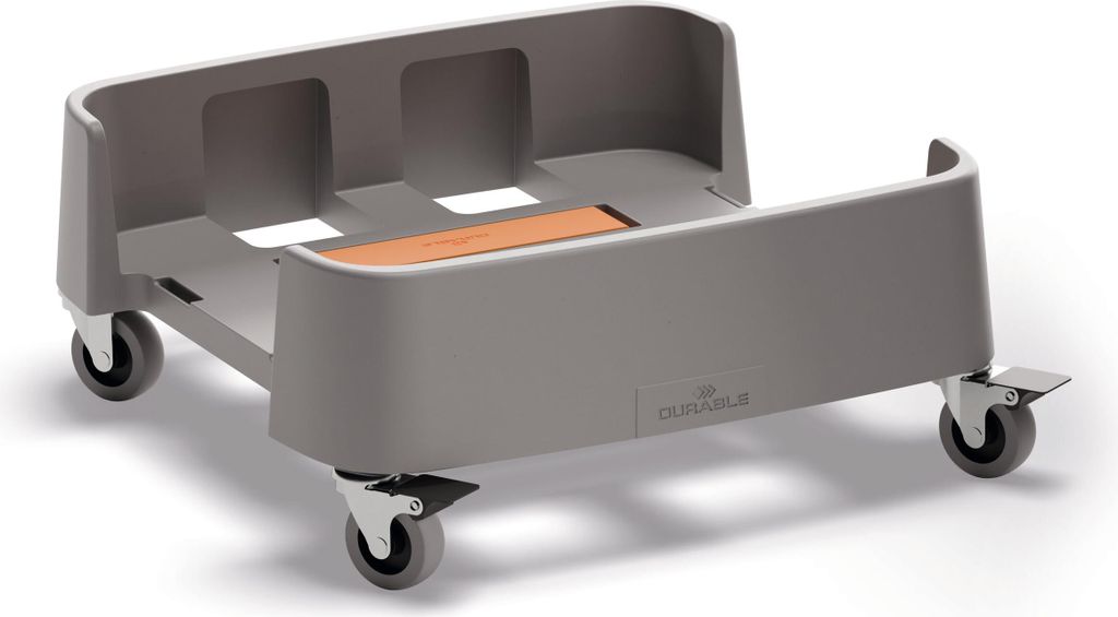 DURABLE Fahrwagen DURABIN® 90L rPP, Graphit, 334137 Produktbild 