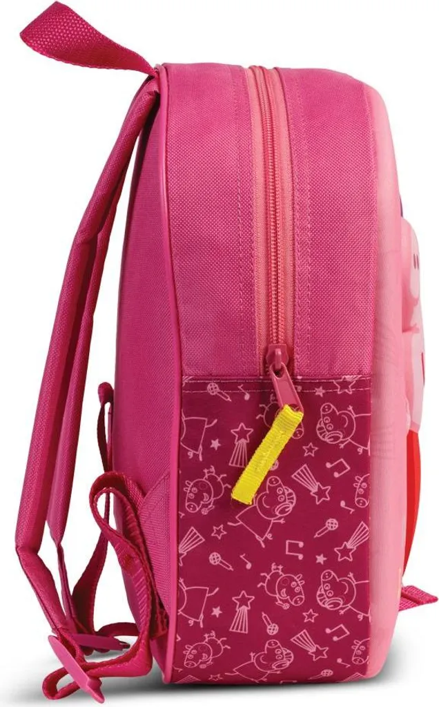 Sac à dos scolaire rose Peppa Pig - Idéal pour goûter et sorties d'école