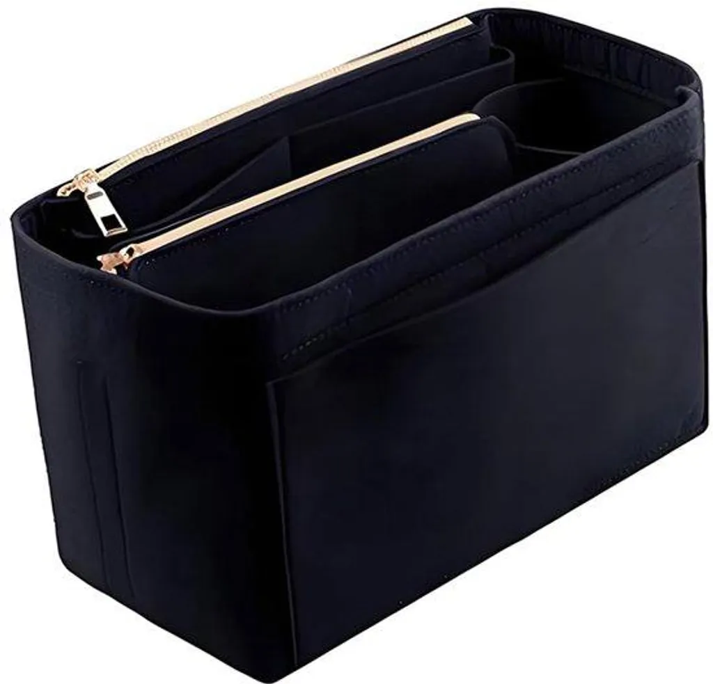Organiseur de sac multi-compartiments et sa pochette zippée mobile