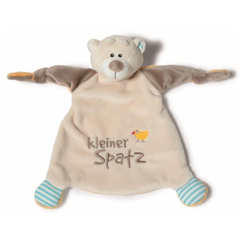 NICI Schmusetuch Br kleiner Spatz 25x25cm Produktbild 