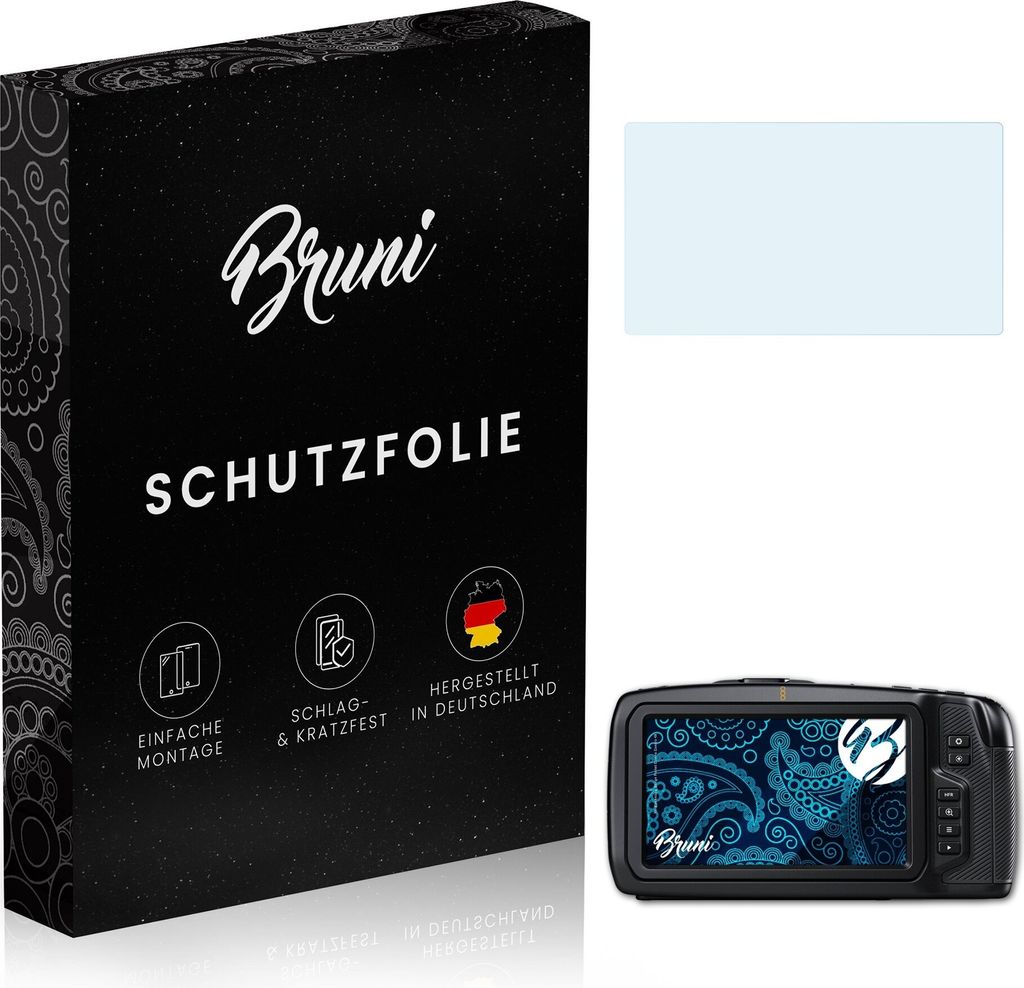 atFoliX 4061187811014, Transparent, Design Pocket Cinema Camera 4K, Klare Bildschirmschutzfolie, Kratzresistent, Glänzend, 2 Stück(e)