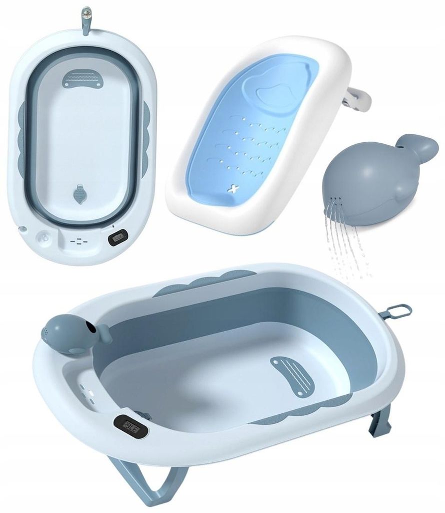 Ekspand | Babybadewanne Vaiana - Blau - 81,5 cm x 49 cm x Produktbild 