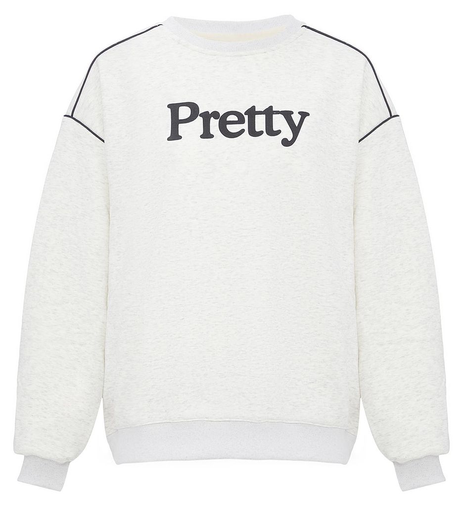 Tavite damen sweatshirt - wollweiss, XS/S