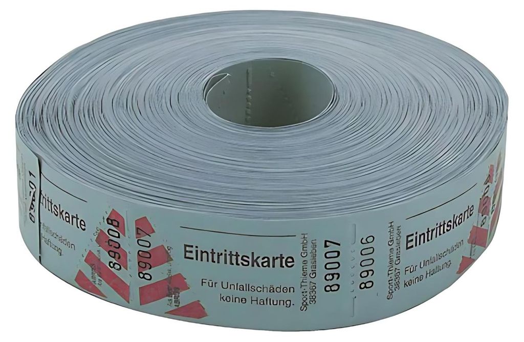 Eintrittskarten 1000er Abriss fortlaufend blau Produktbild 