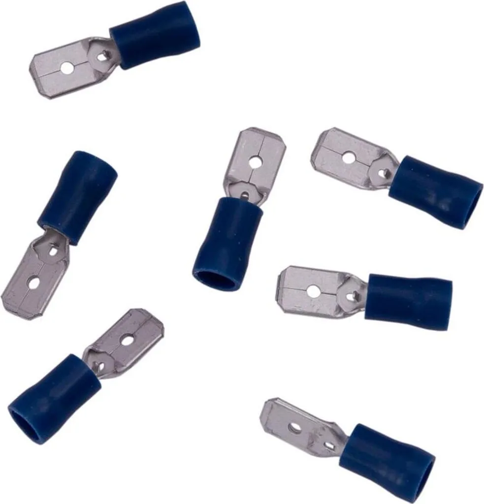 Connecteur à pincement bleu 1,5-2,5 mm² Dresselhaus 6,3x0,8mm lot de 7