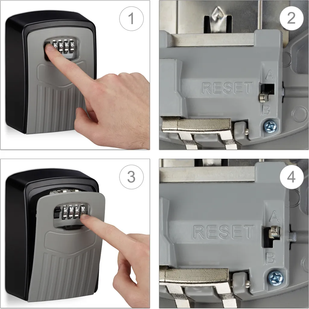 Boîtier à clés sécurisé format XL pour rangement extérieur et intérieur - 6