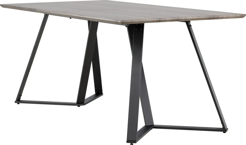 Grande table de repas rectangulaire Marina bois d'orme 180 cm - 15