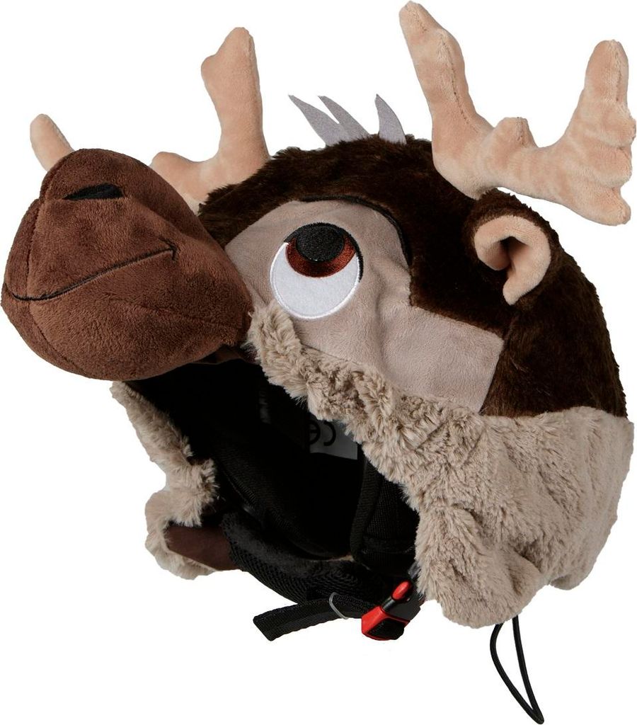 Hoxyheads Skihelm-Überzug Skihelm-Ohren Plüsch Tiere Skihelmüberzug Elch Moose