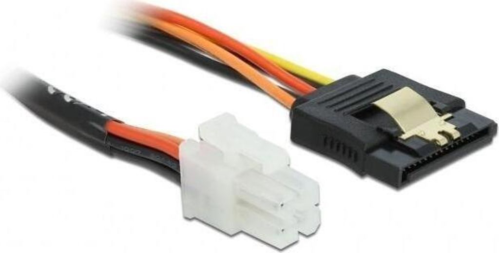 DELOCK Kabel P4 4Pin St > SATA 15Pin Bu 0.20m
