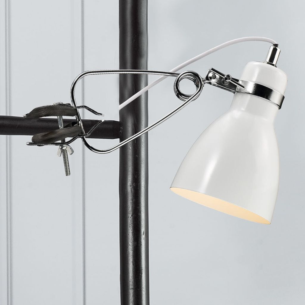 Nordlux Tischleuchte 73072001 – Weiß, Klappbar & Flexibel, Ohne Leuchtmittel
