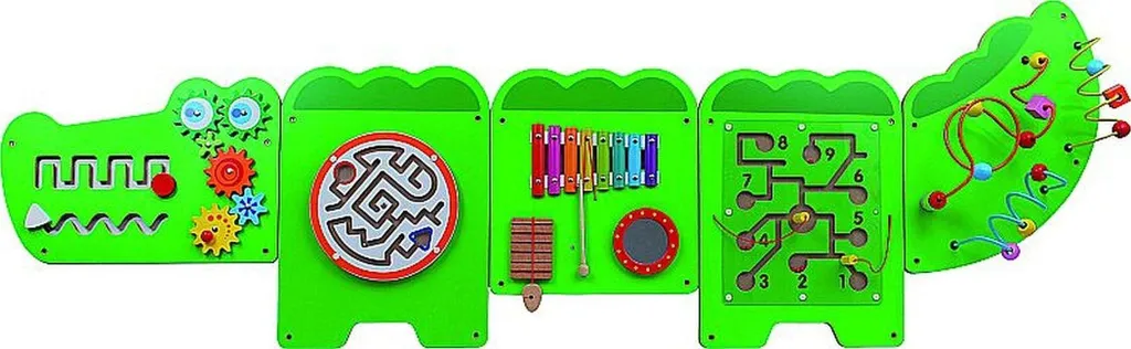 Jeu mural crocodile U3 pour salle d'attente et coin jeux d'enfants