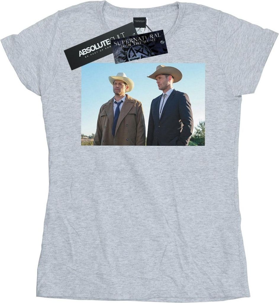 Supernatural - "Stetson Boys" T-Shirt für Damen BI50244 (L) (Grau)
