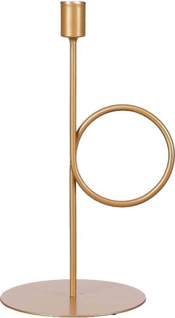 Goldener Kerzenständer, 28 cm Höhe Produktbild 