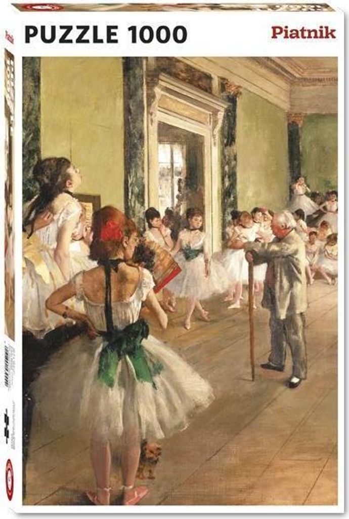 Degas: Der Tanzunterricht Puzzle, 1000 Teile Kunst für Produktbild 