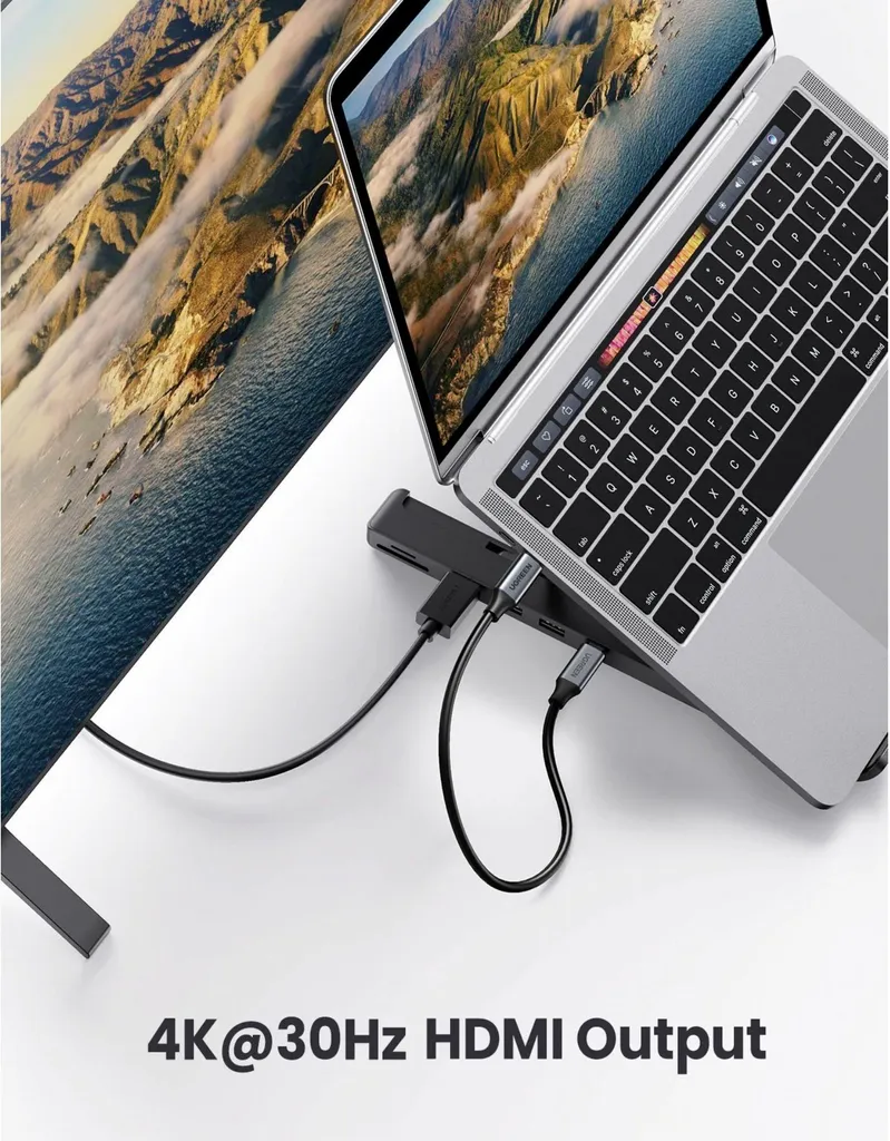 Station d'accueil USB-C 5-en-1 Hub et Support Pliable Aluminium X-Kit - 4