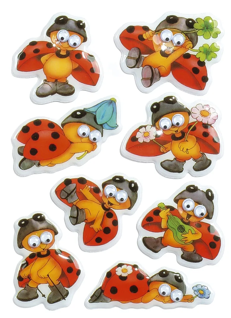 300 Coccinelle In Legno Autoadesive Piccole 8x10 Mm – Decorazioni Fai Da Te Per Scrapbooking E Piante
