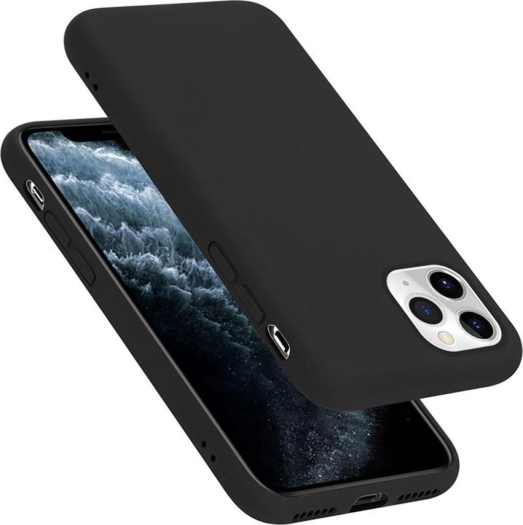 Cadorabo Schutzhülle für Apple iPhone 11 PRO Hülle in Schwarz Handyhülle Case Cover TPU Etui