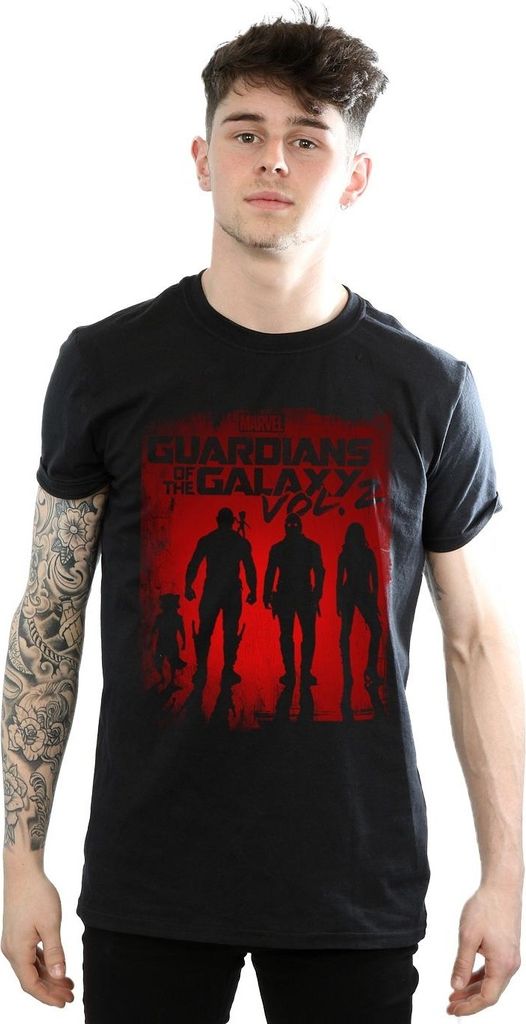 Marvel - "Guardians Of The Galaxy" T-Shirt für Herren BI28417 (S) (Schwarz)