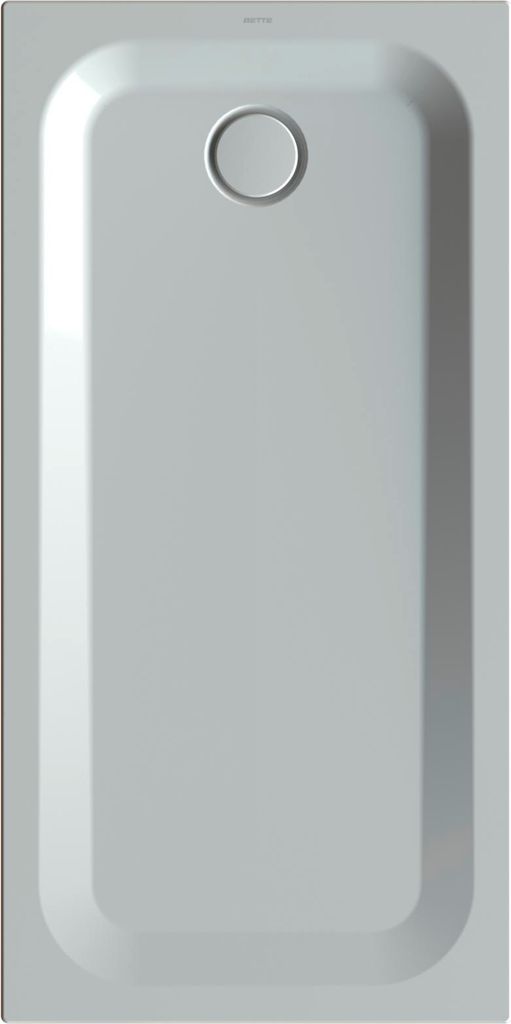 BetteUltra Rechteck-Duschwanne mit Minimum-Wannenträger, 1400x700x35mm, GlasurPlus, 5824-002PLUS,T1