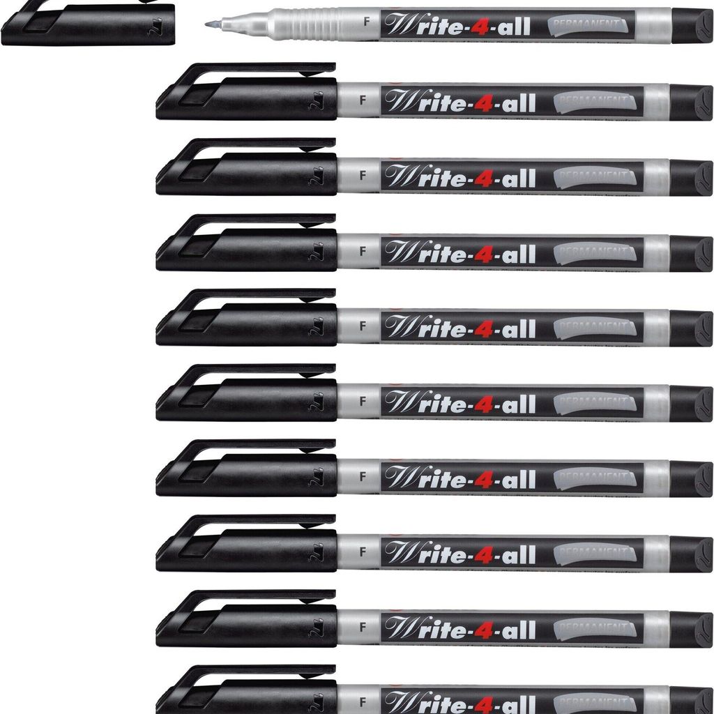 STABILO Permanent-Marker -  Write-4-all - fein - 10er Pack Produktbild 