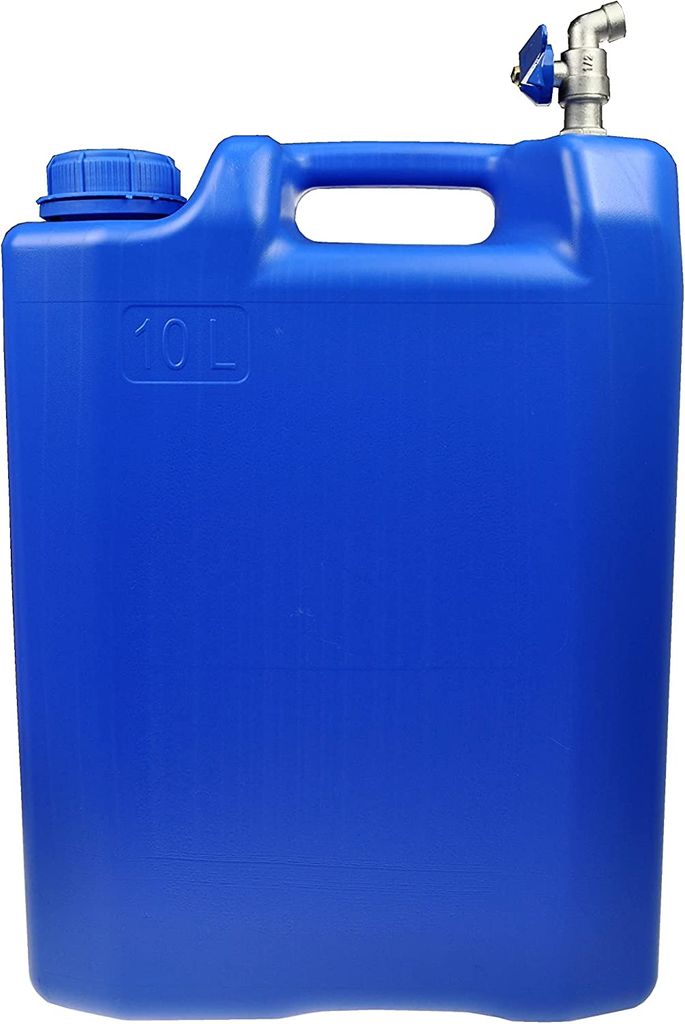 Schmal BLAU Wasserkanister Wasserbehälter 10L