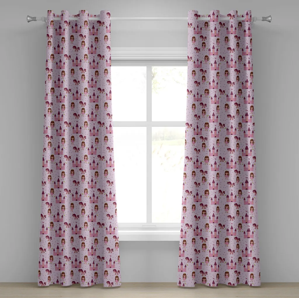 Tende Decorative 280x225cm ABAKUHAUS Stile Caricaturale | Arredo Cameretta