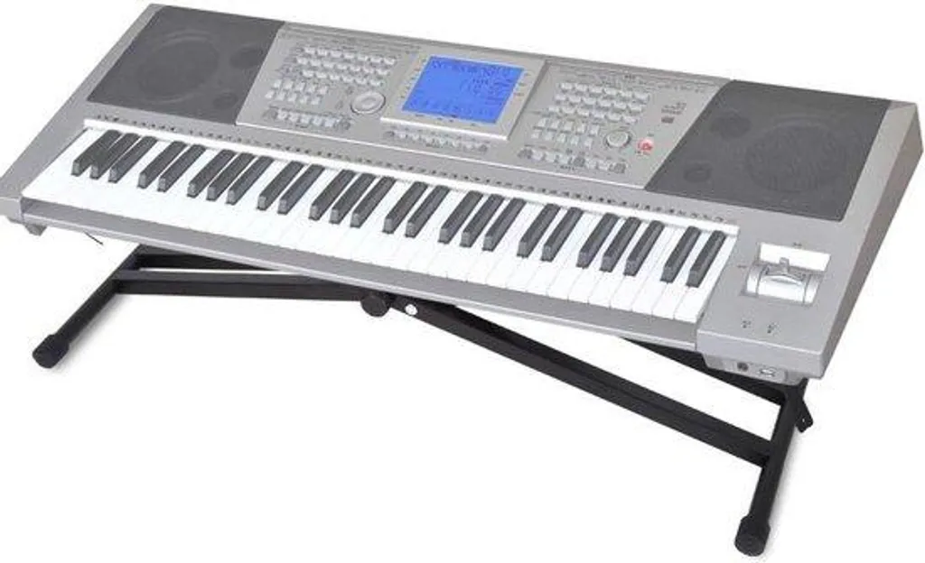Support de piano double renfort stable avec pieds en caoutchouc