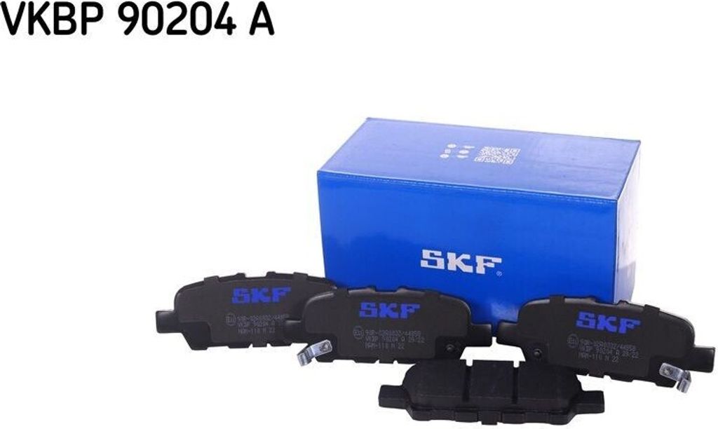 SKF VKBP 90204 A Bremsbelagsatz, Scheibenbremse OE D40601GZ0C kompatibel mit Cube, Juke, Pulsar, Teana II, X-Trail