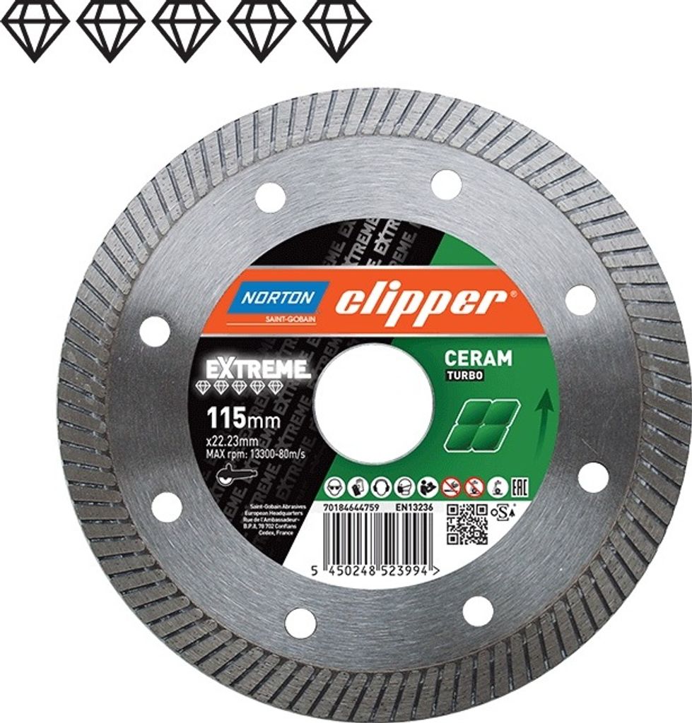 Norton Tarcza D.turbo 200Mm Clipper Extreme Ceram Zdjęcie produktu 