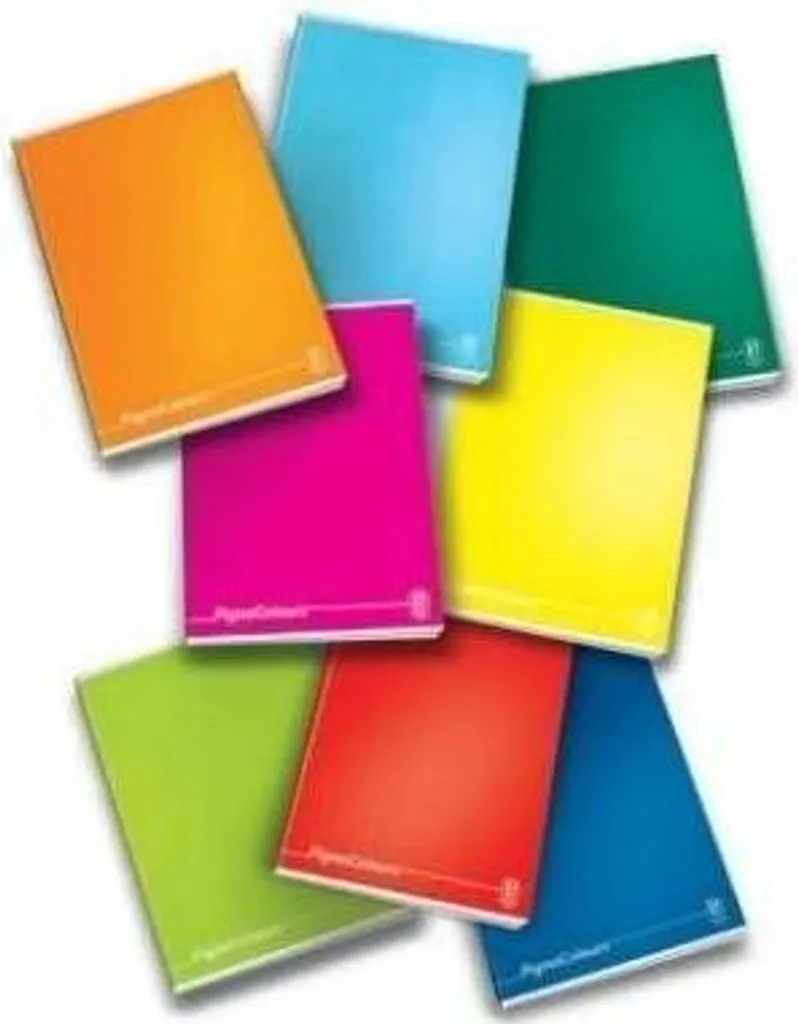 Cahier de notes A5 Pigna Colours à spirales 40 pages multicolores