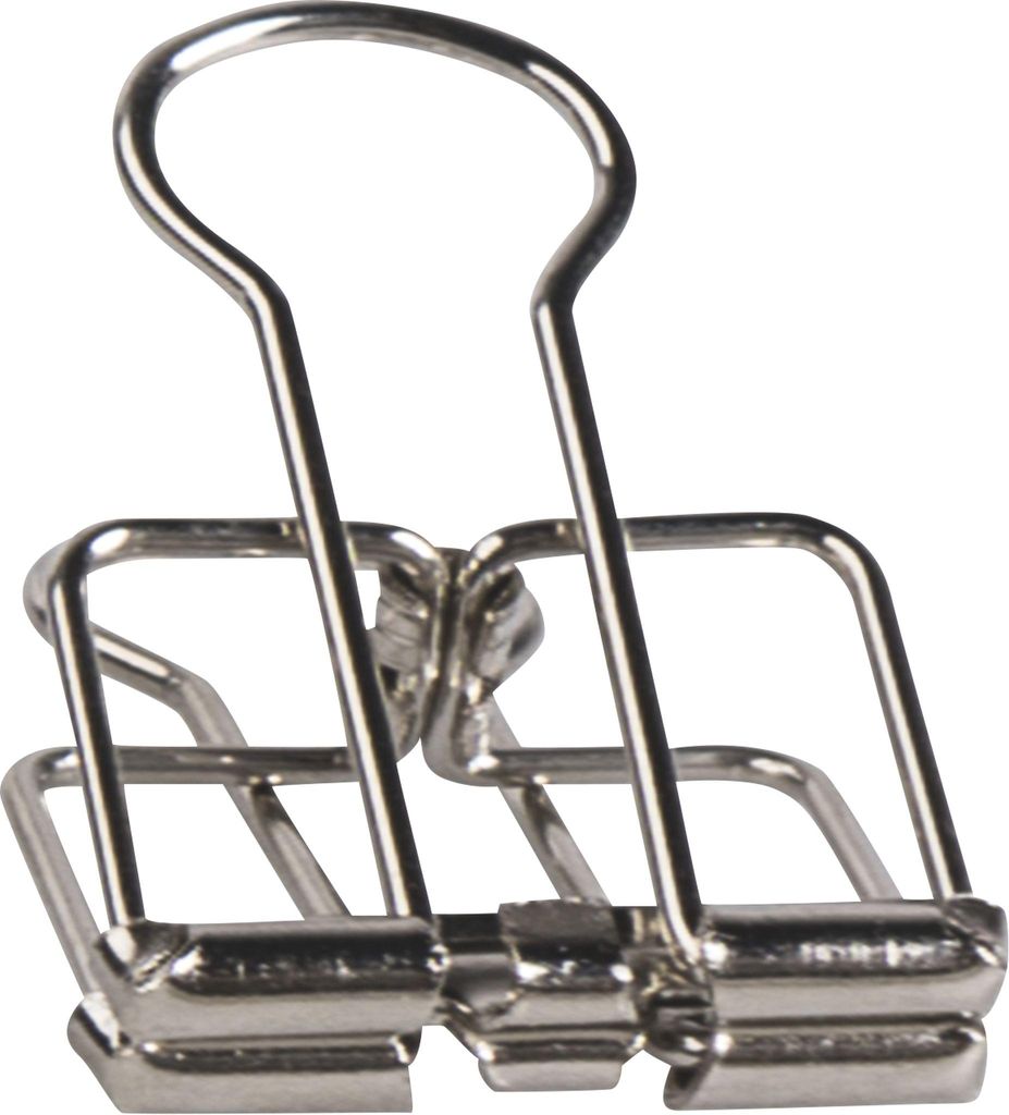 KNORR prandell Deko-Clip Breite: 18 mm silber aus Metall 8 Stück