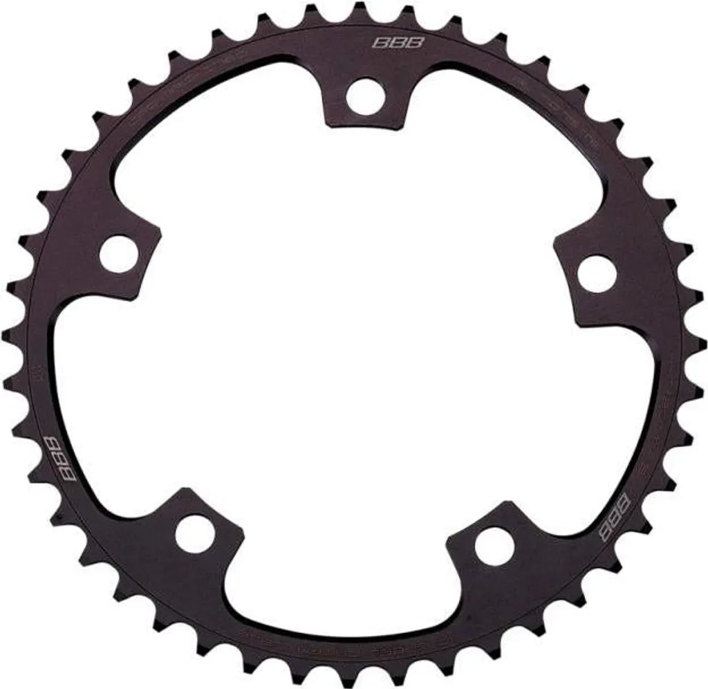 Plateau Vélo Route 44T BBB RoadGear 130mm pour Entraînement et Course