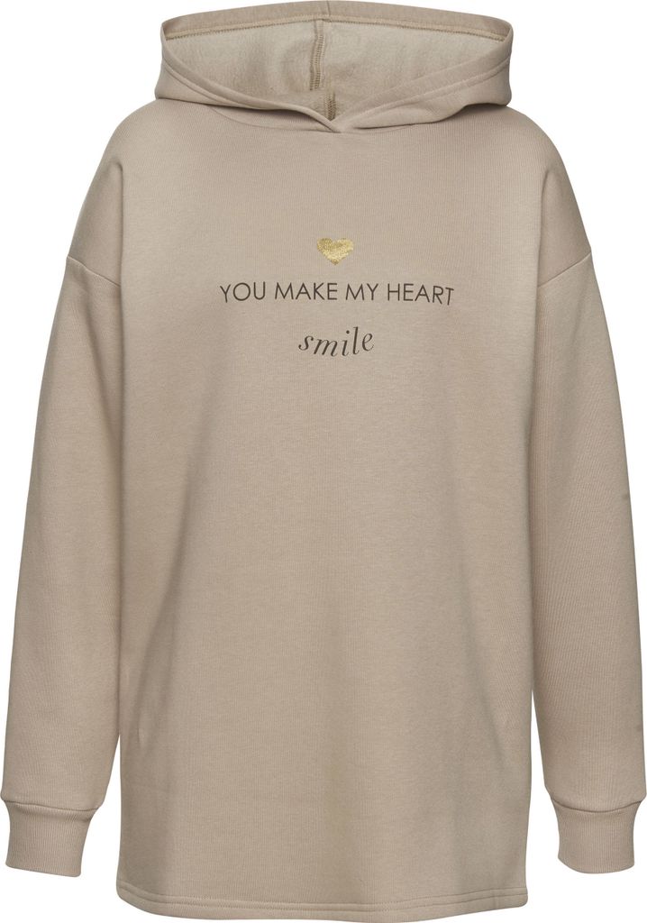 LASCANA Hoodie sand Größe 36/38